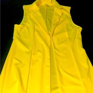 it's a new sleeveless blazers